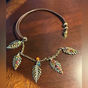 Designer Leaves Necklace.